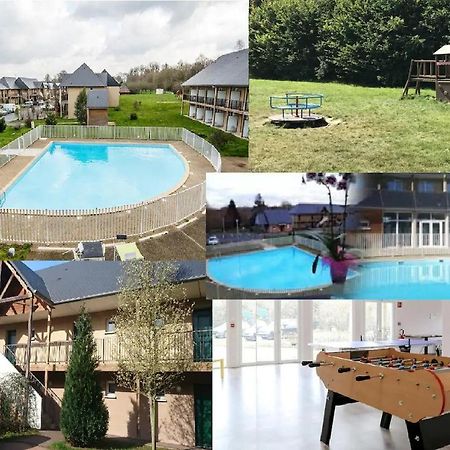 Le Fleur"H"On 11 D'Honfleur, T2 En Residence Avec Piscine, Wifi Et Parking Gratuits Equemauville Luaran gambar