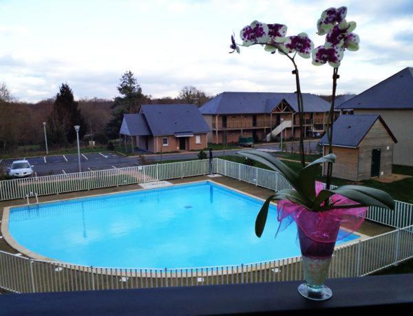 Le Fleur"H"On 11 D'Honfleur, T2 En Residence Avec Piscine, Wifi Et Parking Gratuits Equemauville Luaran gambar